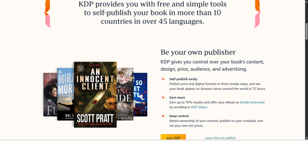Amazon KDP (Kindle Direct Publishing)